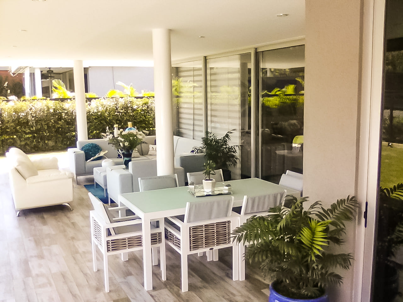 Set de comedor de exterior Ibiza