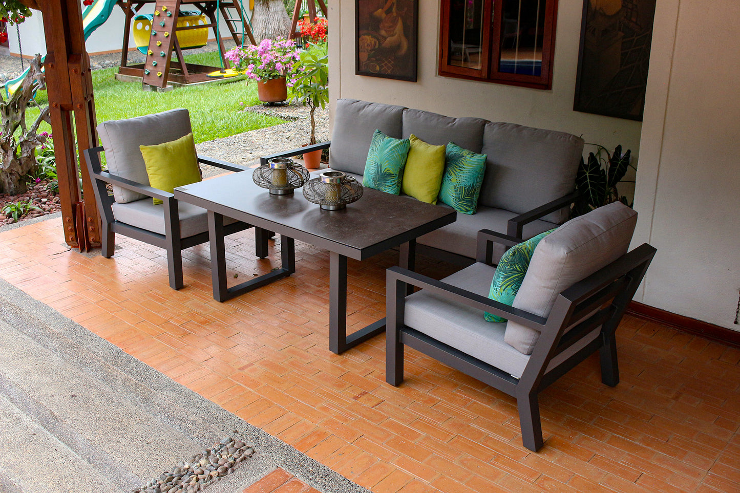 Set de sala de exterior Saline