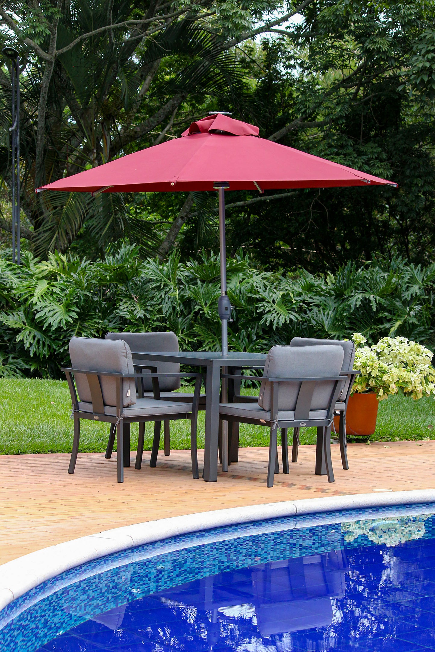 Set de comedor Bali cuadrado