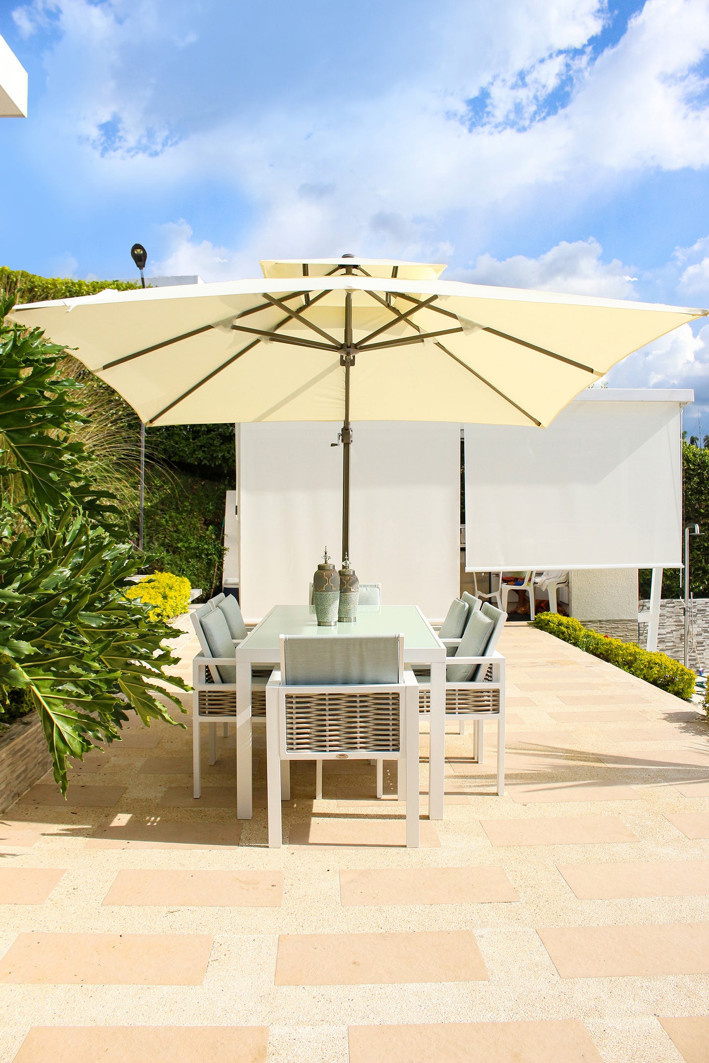 Set de comedor de exterior Ibiza