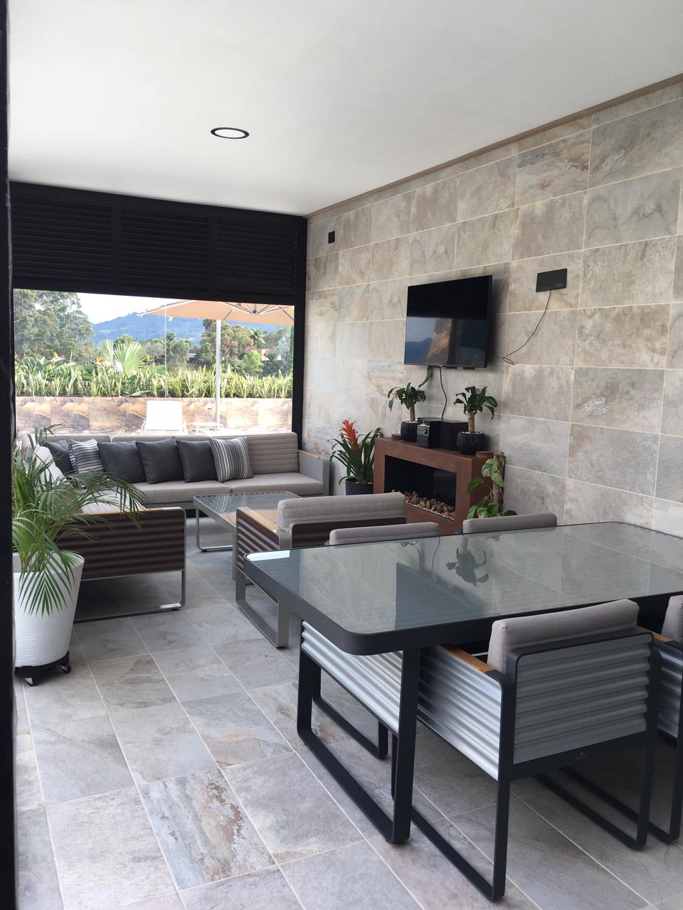 Set de comedor de exterior Portland